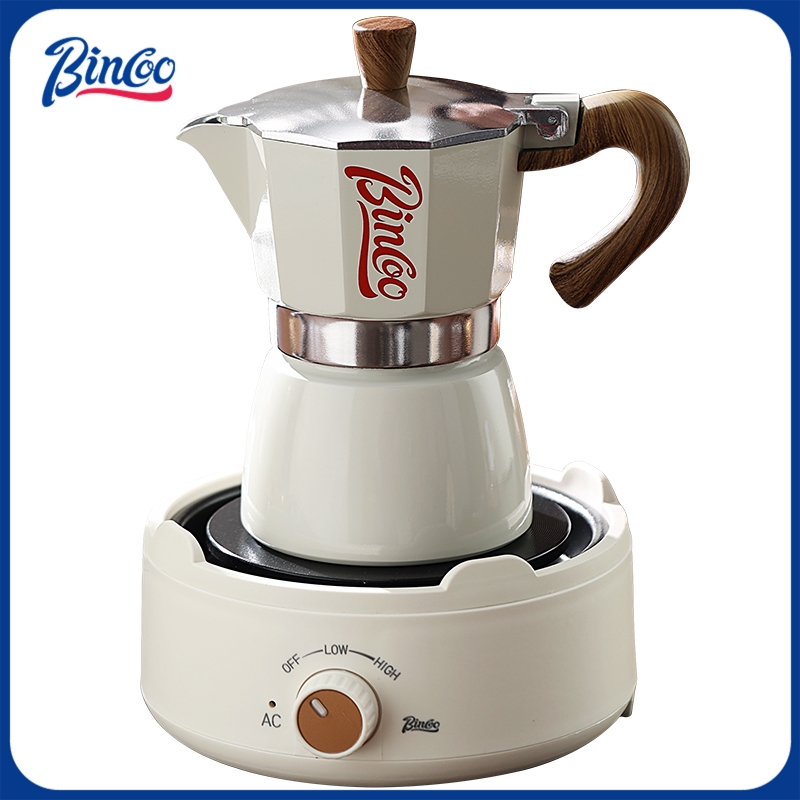 Coffee Equipment Tools - Bincoo Moka Pot y Estufa Eléctrica
