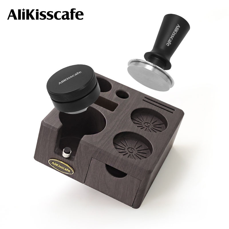 Coffee Equipment Tools - Alikisscafe-estación de compactación de café, 51mm,