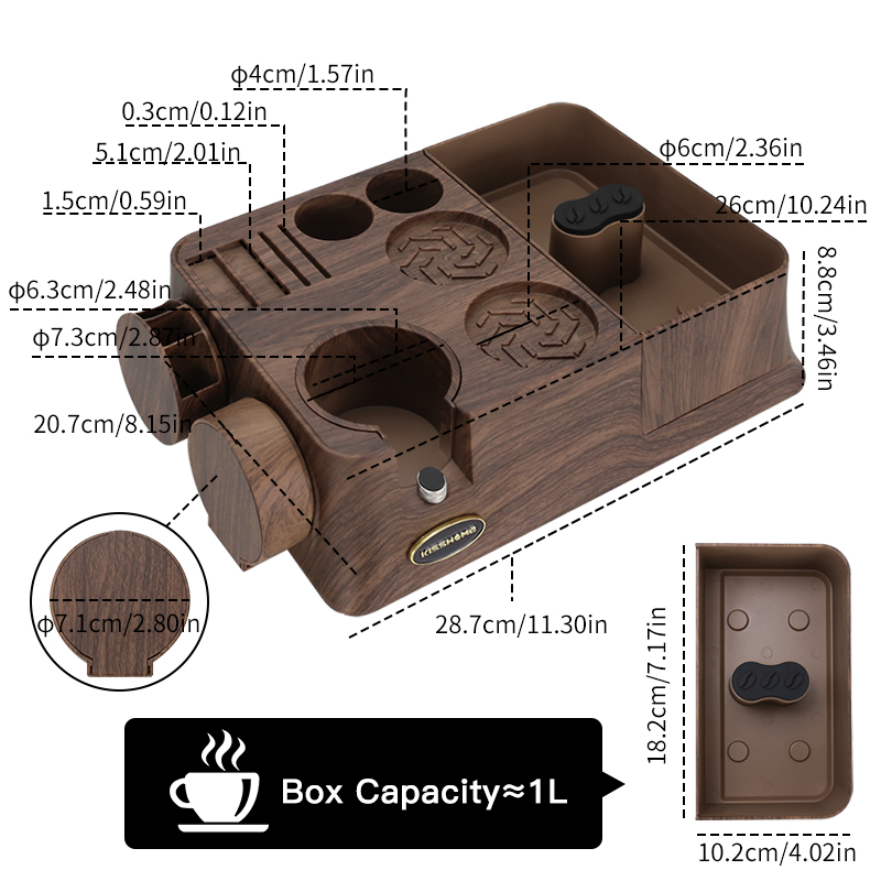 KISSHOME-estación de manipulac - Portafilter 58Mm reseña y precio
