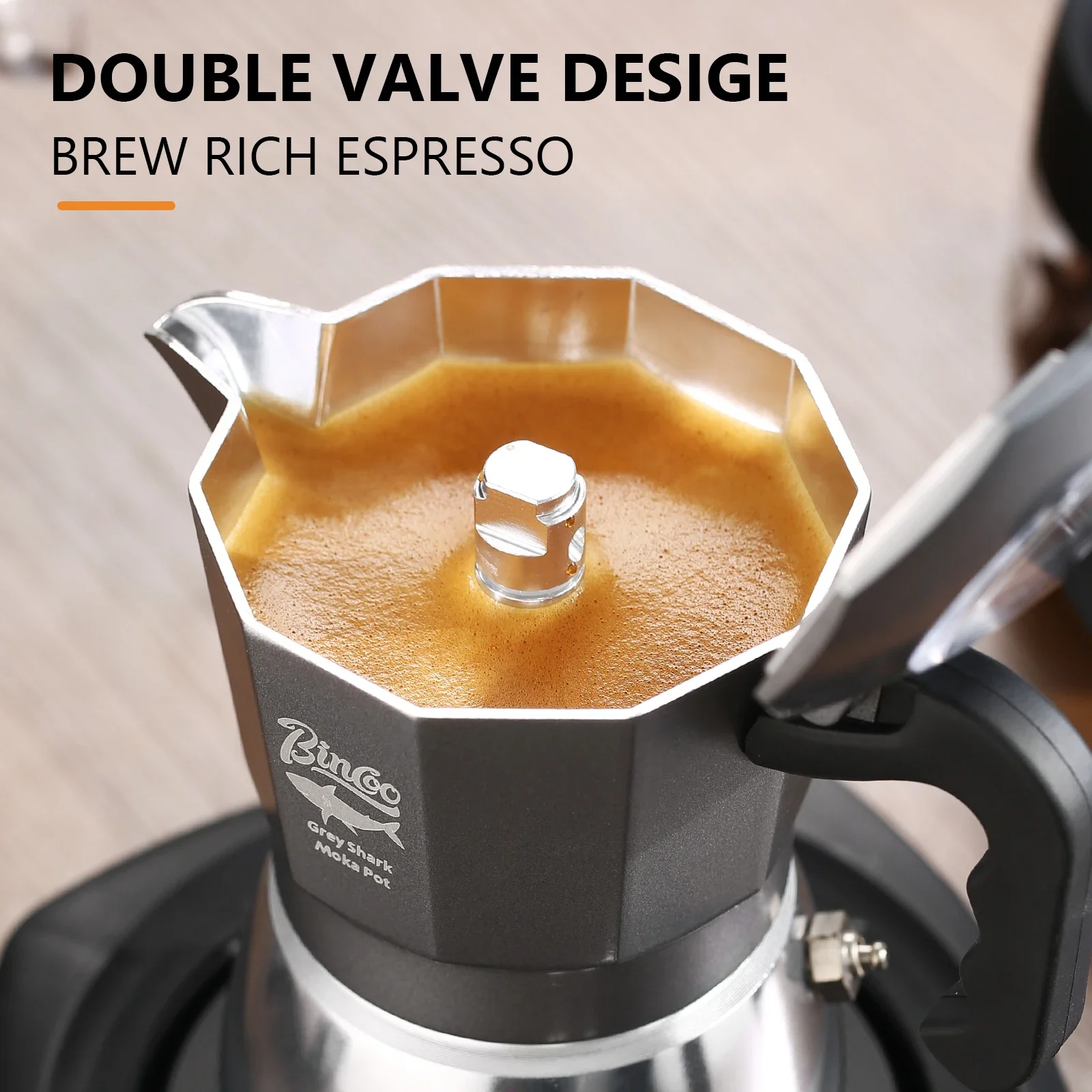 Cafetera Moka Bincoo de 2 Taza - Coffee Equipment Tools reseña y precio