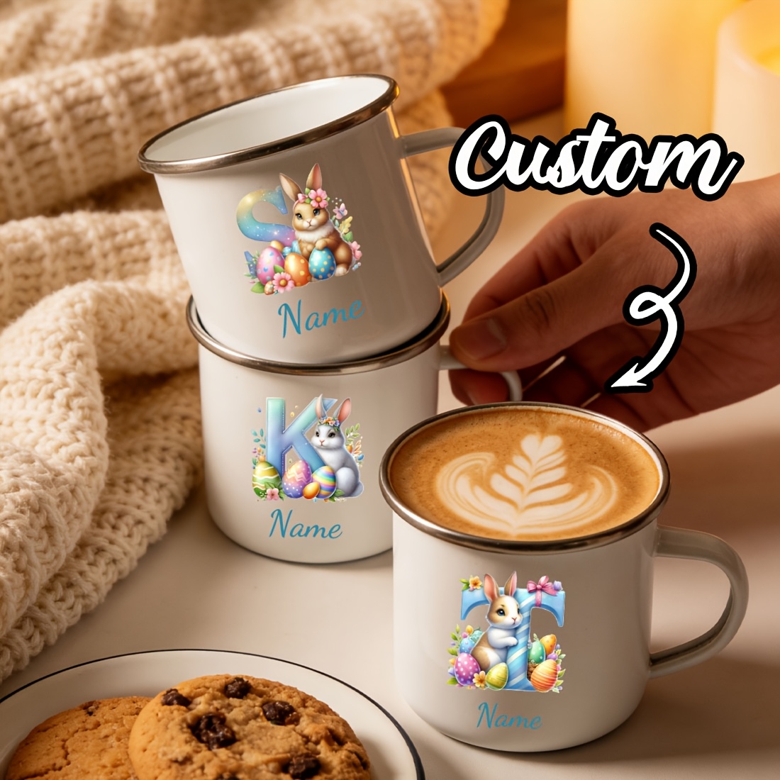 Taza Personalizada con Inicial - Coffee Equipment With Name reseña y precio