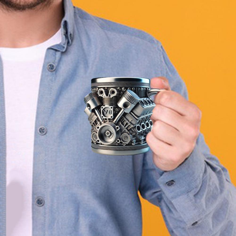 Taza con diseño de motores 3d, - Coffee Equipment Home reseña y precio