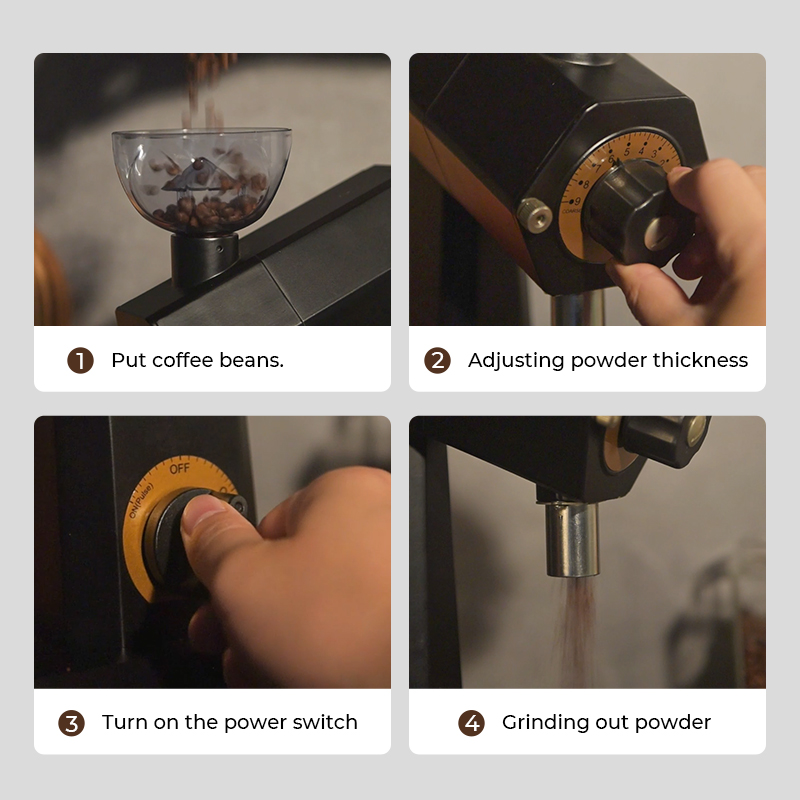 Molinillo de café eléctrico pr - Coffee Equipment Grinder reseña y precio
